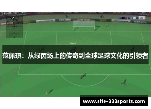 范佩琪：从绿茵场上的传奇到全球足球文化的引领者