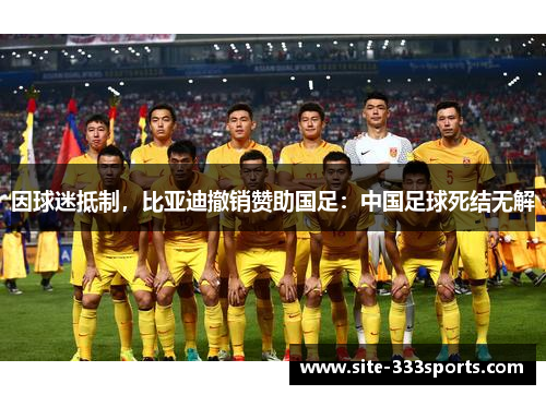 因球迷抵制，比亚迪撤销赞助国足：中国足球死结无解